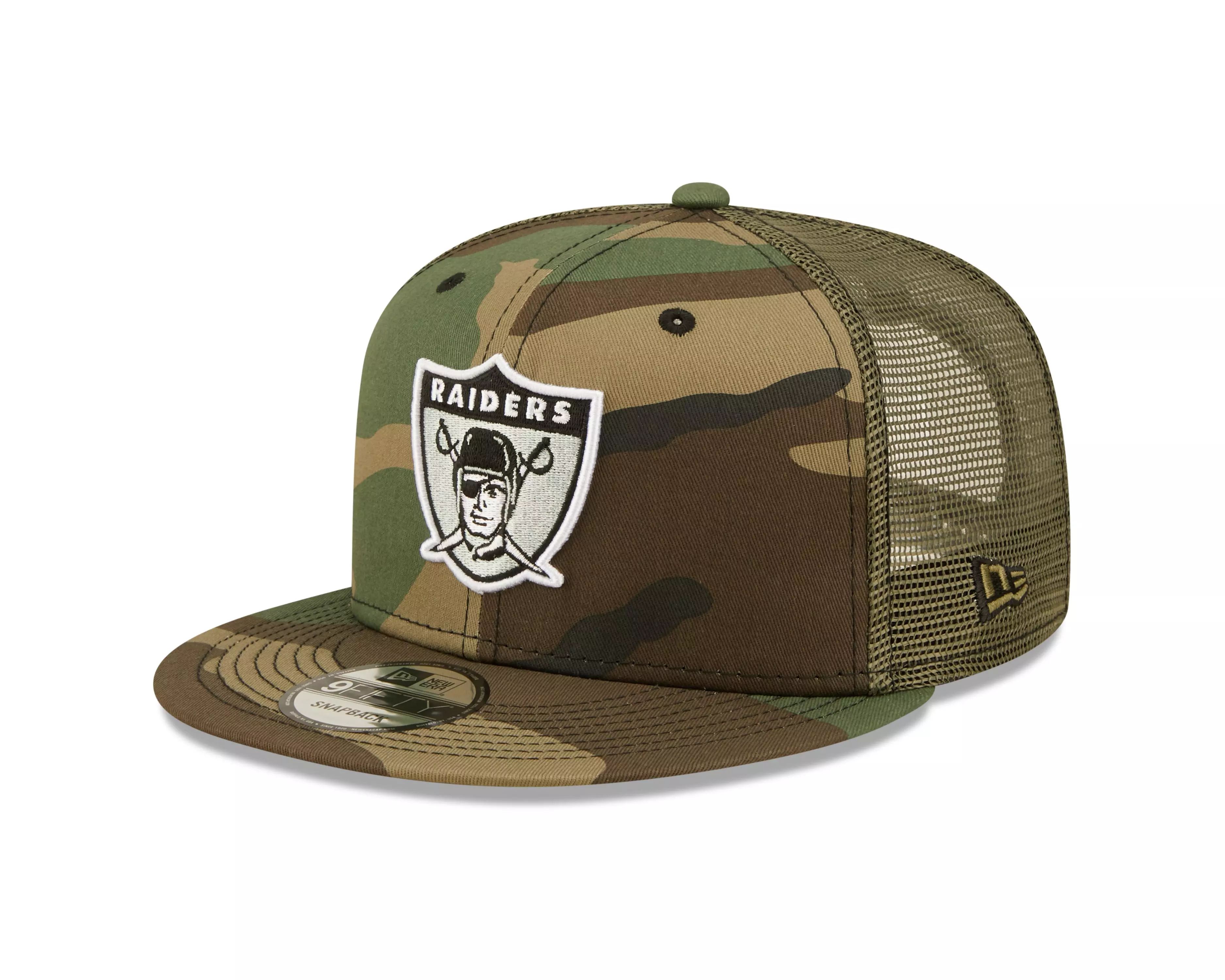 Camouflage raiders hot sale hat